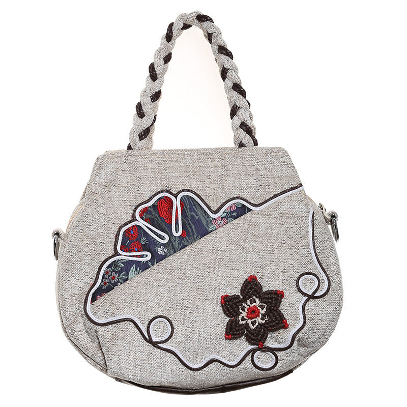 Ethnic Style New Female Bag Handbag Shoulder Bag Messenger Bag Literature And Art Shoulder Bag Messenger Bag Mini Female Handbag