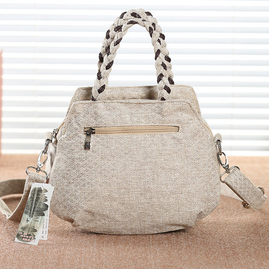 Ethnic Style New Female Bag Handbag Shoulder Bag Messenger Bag Literature And Art Shoulder Bag Messenger Bag Mini Female Handbag